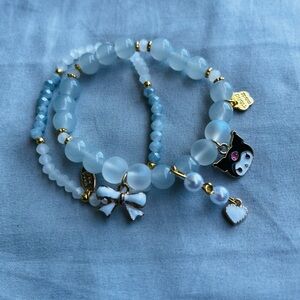 KUROMI CHARACTER/SANRIO BEADED BRACELETS 🖤